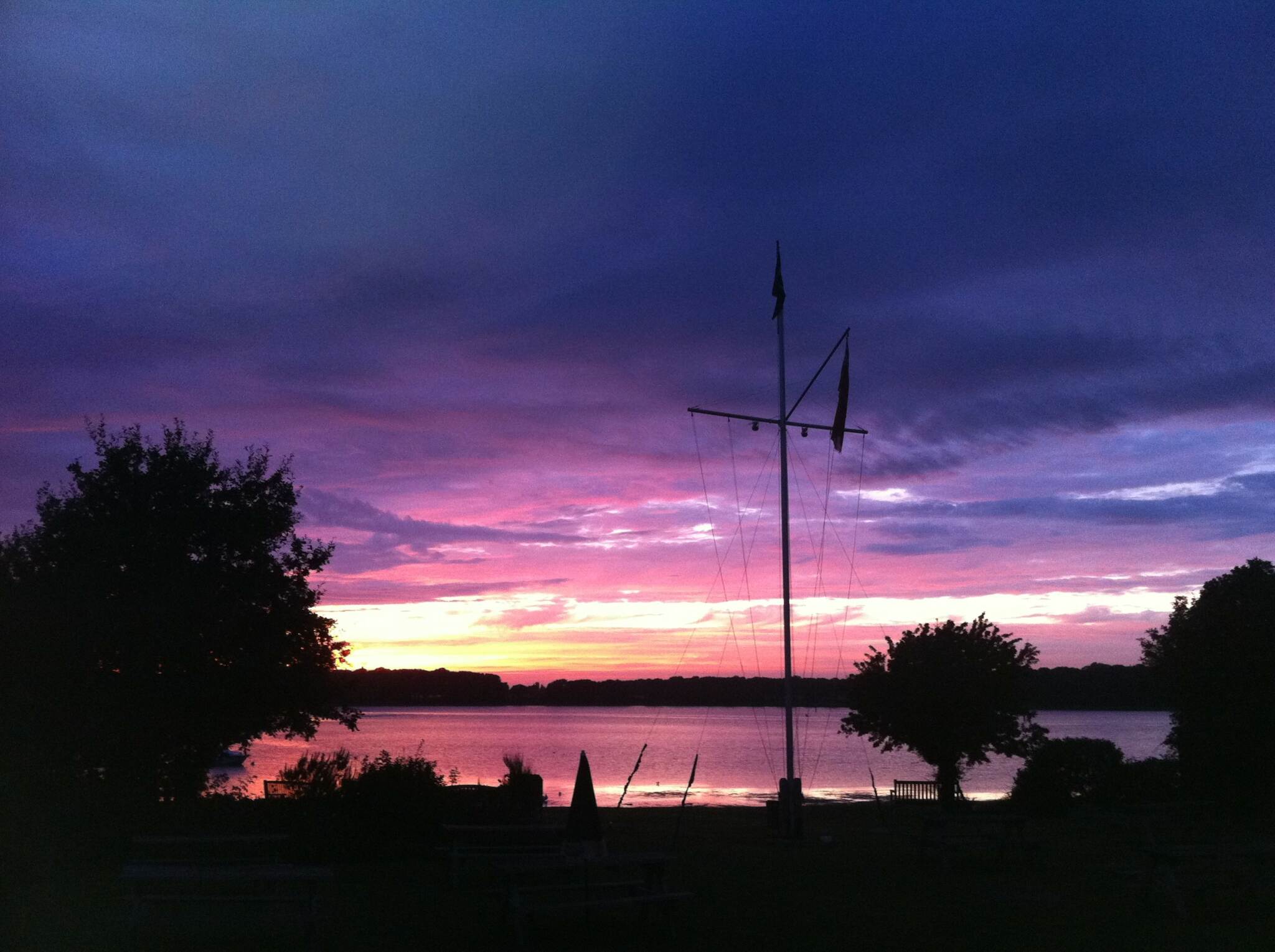 Sunset at Chichester Yacht Club